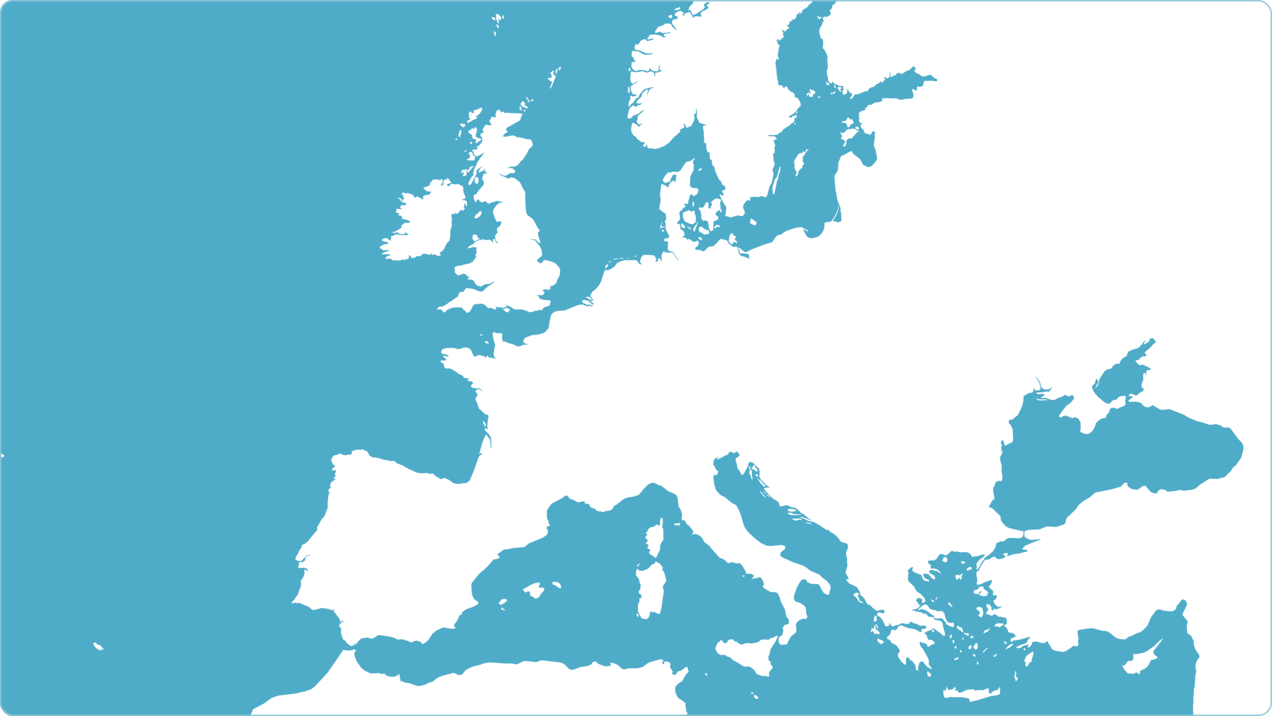 Map of Yachad centres across Europe